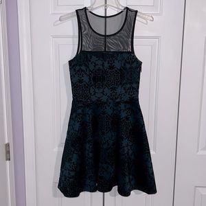 Three pink hearts Fit and Flare dress